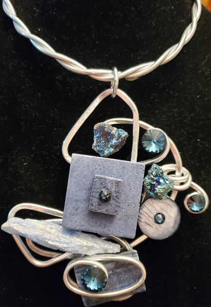Custom Blue Necklace