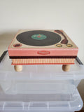 Large Record Player Treasure/Prayer box