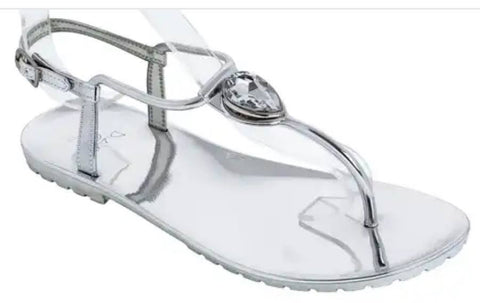 Dazzling Silver Sandal