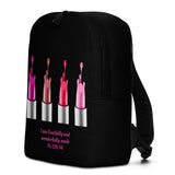 Minimalist Lipstick Custom Printed Backpack